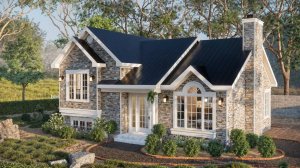 Экскурсия по очаровательному каменному коттеджу (110 кв.м) 🏡