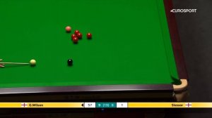 Wilson Hits Super Century Break To Sail Into The Next Round At The Crucible! | Eurosport Snooker