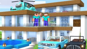 Нуб и про проникли в дом миллионера в Майнкрафт ДакПлей DakPlay