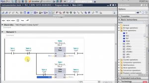 29.  Создание логики мигающих выходных сигналов PLC.