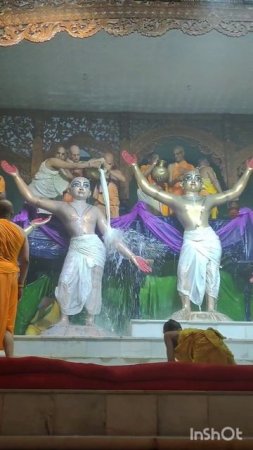 Panchatatva Maha Abhishek 3,3,2024 #mayapur #abhishek #shorts