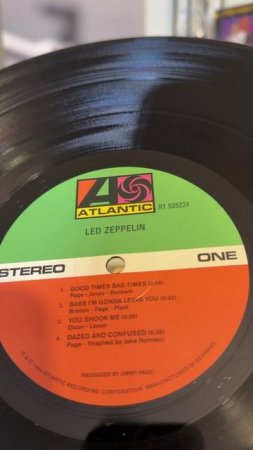 Распаковка винила Led Zeppelin - I (1969/2020 Atlantic) #ledzeppelin