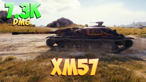 XM57 • Какой-то плоский! - 6 Фрагов 7.3K Урона • Мир Танков