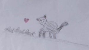 Кот Василий          Рассказчице  3 года.