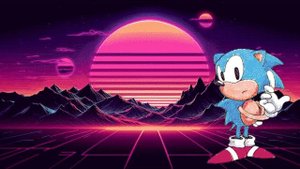 Sonic The Hedgehog - sythpop retrowave dreamwave remixes album