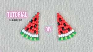 Арбуз из бисера параллельным плетением. Пошаговый мастер-класс для начинающих.