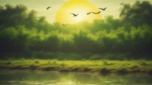 Весело играет солнце.