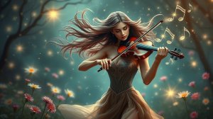 AI вариации на тему Красная Плесень - За околицу ты гля ... (Violin) - 4