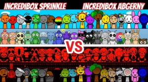 INCREDIBOX🎨 | SPRINKLE vs ABGERNY ALL CHARS! 😱 УЖАС НА МАССОВКЕ!