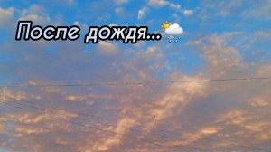 После дождя 🤩