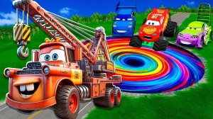 Машинки летают и прыгают! Развивающие мультики Машины помощники. Мультфильмы про машинки