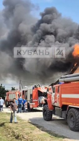 20-07-2025.Пожар разгорелся в станице Анапской.