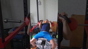 Жим гирь на наклонной скамье,впервые!🤪🫣😁