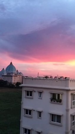 Very beautiful sky in Mayapur Dham #sky #beautiful #shorts