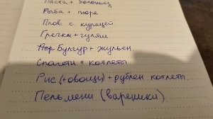 РАЗБОР ЗАПАСОВ. СОСТАВЛЕНИЕ МЕНЮ И СПИСОК ПОКУПОК. ЖИЗНЬ ПОСЛЕ ХРУЩЕВКИ