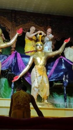 Nectar of Maha Abhishek in Mayapur Chandrodaya Mandir #mayapur #abhishek #nectar #shorts