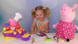 Детская КУХНЯ СВИНКА ПЕППА Варим Конфеты Волшебство от Дианы Kitchen Peppa Pig