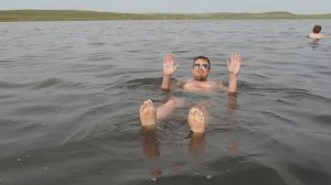 Солёное озеро Тус (Хакасия).