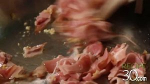 y2mate.com - Creamy Tagliatelle with Pancetta and Vegetables  By RECIPE30com_v720P