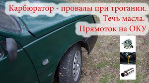 Карбюратор - провалы при трогании. Течь масла. Прямоток на ОКУ