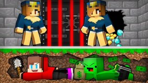 Как парни сбежали из новой тюрьмы? Майнкрафт мультфильм