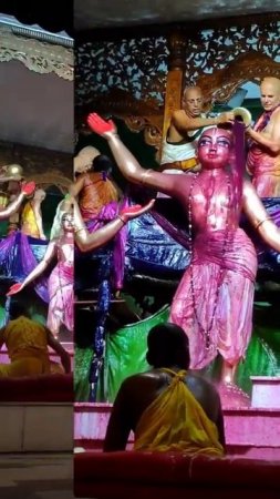 Black  and green grapes || Panchatatva Maha Abhishek  #mayapur #abhishek #beautiful #shorts