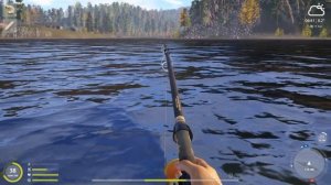 Лютый осетр восточный . Нижняя Тунгуска 50 минут вываживания ! Русская рыбалка 4 или просто РР4