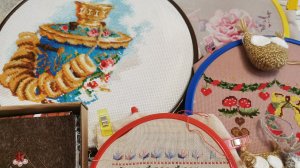 Рукодельные будни июля.#вышивка_крестом