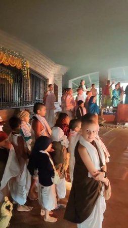 Maha Yagya in Mayapur Gurukul #mayapur #yagya #fire #gurukul #shorts