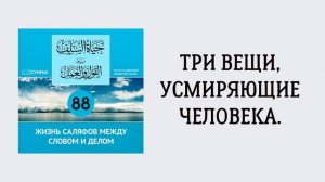 88-й урок: Три вещи, усмиряющие человека. Сирадж Абу Тальха