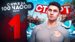 ЛУЧШИЙ СТАРТ С НУЛЯ БЕЗ ДОНАТА | ПУТЬ НОВИЧКА ЗА 100 ЧАСОВ НА НОВОМ СЕРВЕРЕ #1 | GTA 5 RP MAJESTIC