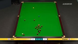 He's Done It!  | Mark Allen Storms Through To Quarter Finals | Eurosport Snooker