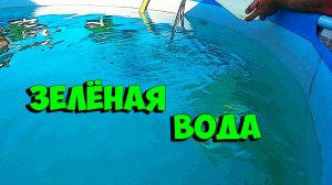 Бассейн зеленеет, давайте осветлять воду.