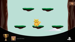 (Ps4/Ps5) - игра Qump Jump (достижение - "Jump 50 times - Прыгните 50 раз.").