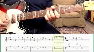 Americana Solid Mid Tempo Croove in G(guitar cover,tab,backing track)
