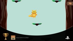 (Ps4/Ps5) - игра Qump Jump (достижение - "Jump 3 times on jumper - Прыгните 3 раза на батуте.").