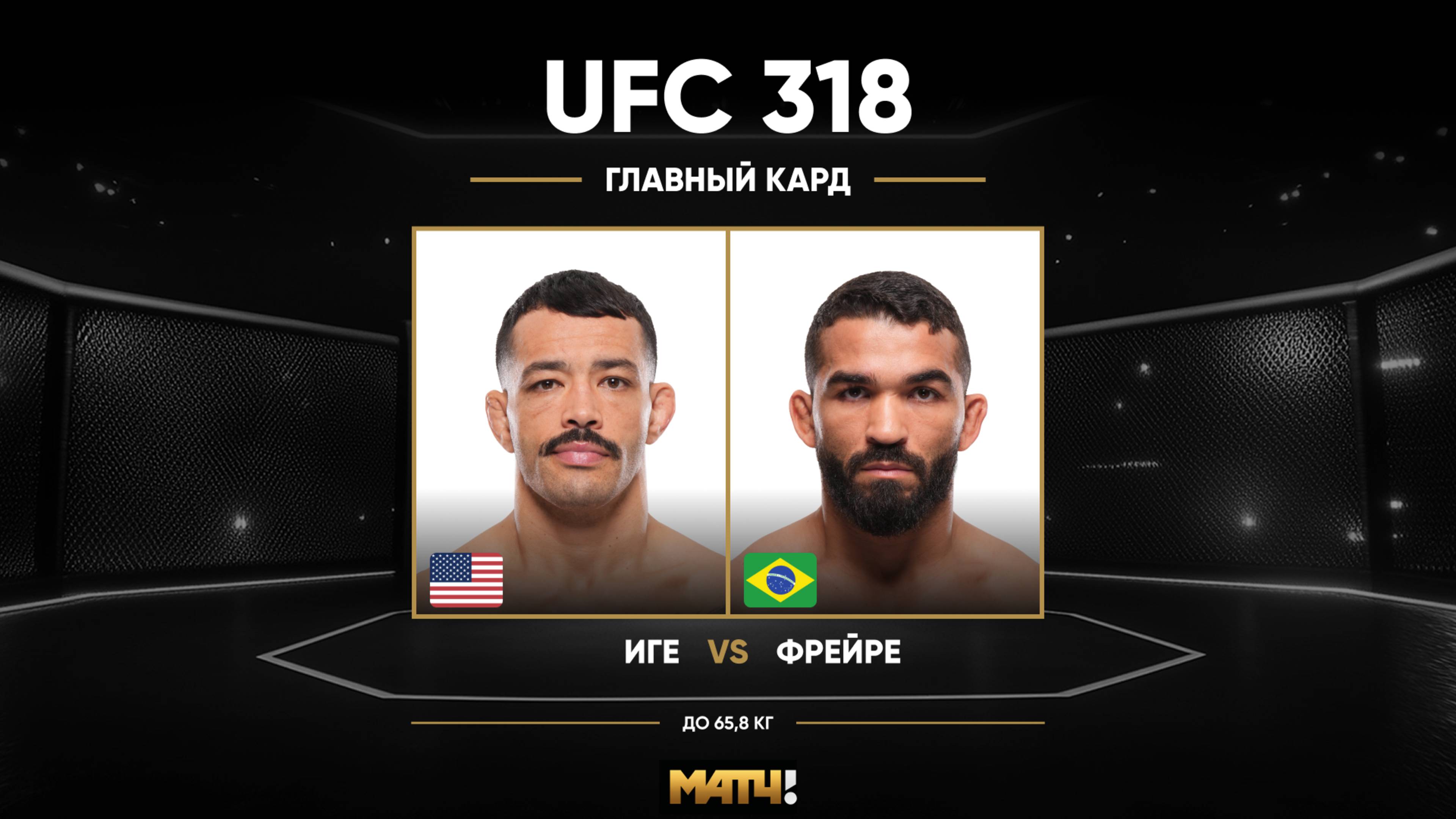 Дэн Иге против Патрисио Фрейре (видео). UFC 318