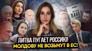 Конец белорусской оппозиции! // Молдовы не будет в ЕС // Литва готовится к обороне!  #объясняем