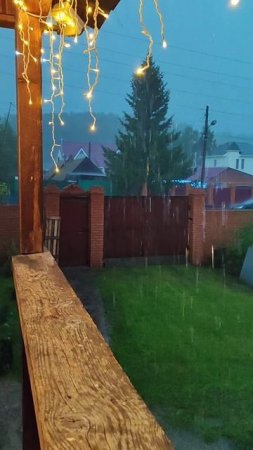 Гроза в деревне ⚡☁☔ 19.07.2025 #печуркинадача