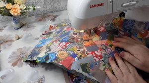 Шью из обрезков ткани и спанбонда. Результат удивил!