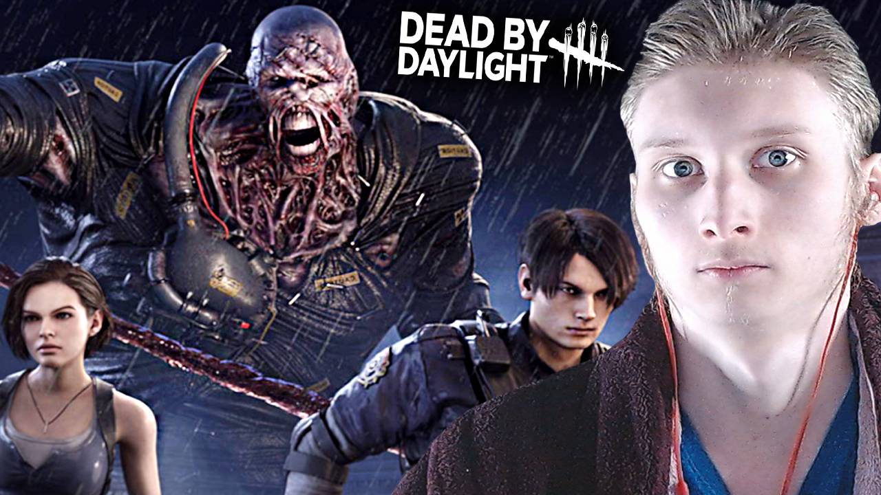 НЕМЕЗИС ИЗ РЕЗИДЕНТ ЭВИЛ В DEAD BY DAYLIGHT ! NEMESIS RESIDENT EVIL ЛОВИТ НАС В ДБД!ЖЁСТКИЙ смотреть онлайн