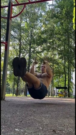 Heavy muscle ups on low (90 cm) rings #calisthenics #sport #shorts