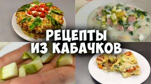 Подборка рецептов из кабачков Что приготовить из кабачка