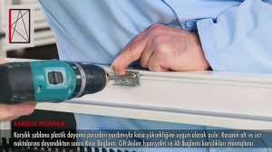 Vorne ПО/ПВХ - поворотно-откидная система с вертикальной откидной опорой