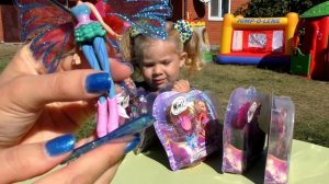 Диана и Куклы Винкс Играют в прятки Видео про Фей игрушки для Девочек Winx Club doll