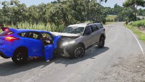 Краш-тест тачек. BeamNG Drive - Реалистичные автомобильные аварии, погони и ДТП.