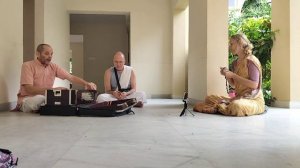 Kirtan in Mahavan Complex, Mayapur Dham