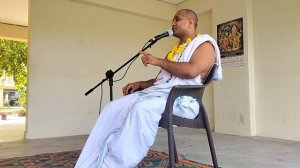 Lecture by Krishna Chaytanya Prabhu on Sunday program in Mahavan, Mayapur