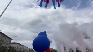 🐻Копия олимпийского Мишки на фестивале к 45-летию Олимпиады в Москве🐻
