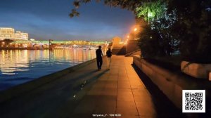 Прогулка по ночной Москве  #live